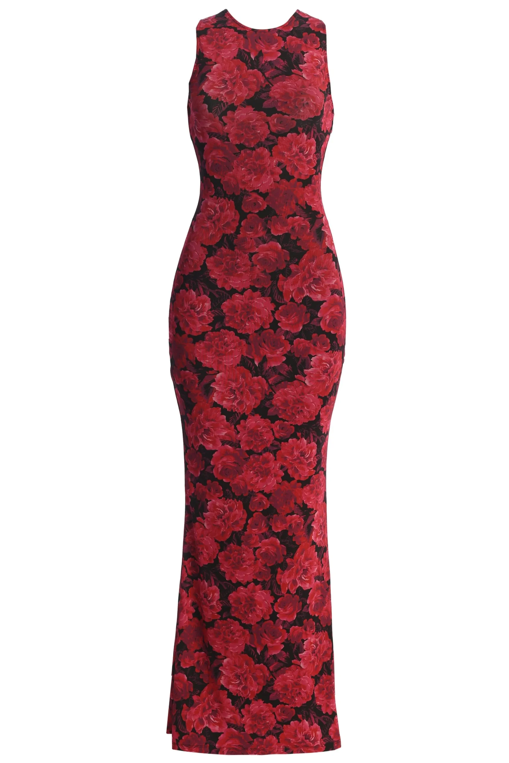 pink_floral_front_and_cen_1.webp JLUXLABEL Pink Floral Front And Center Maxi Dress