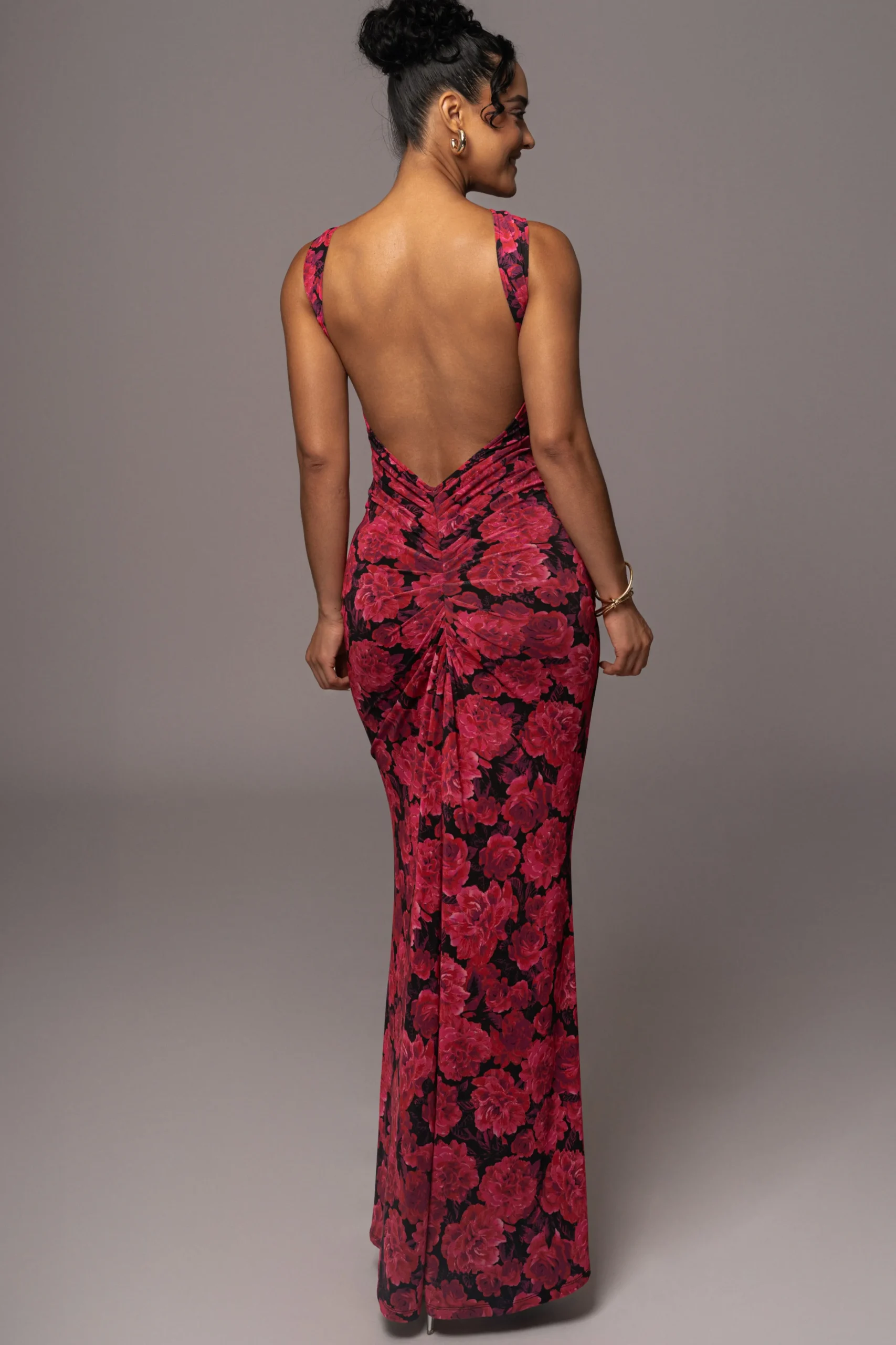 pink_floral_front_and_cen_9.webp JLUXLABEL Pink Floral Front And Center Maxi Dress