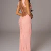 JLUXLABEL Pink JLUXBASIX FRONT AND CENTER MAXI DRESS