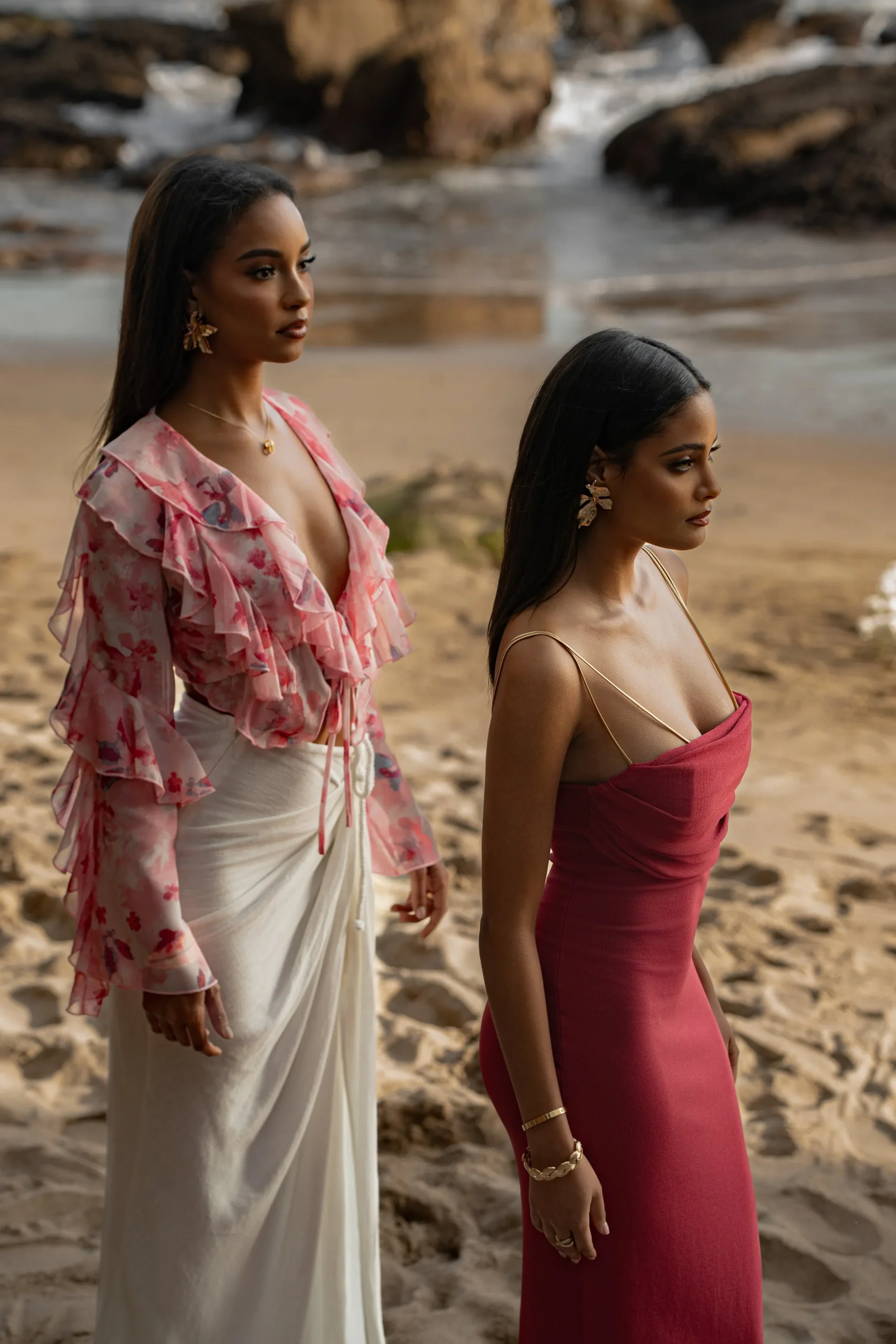 pink_la_lune_drape_midi_d_11.webp JLUXLABEL Pink La Lune Drape Midi Dress