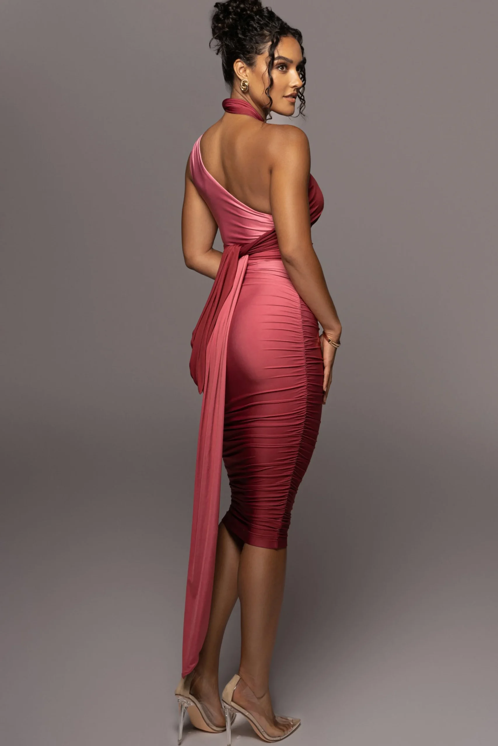 pink_ombr_edge_of_romance_10.webp JLUXLABEL Pink Ombré Edge Of Romance Midi Dress