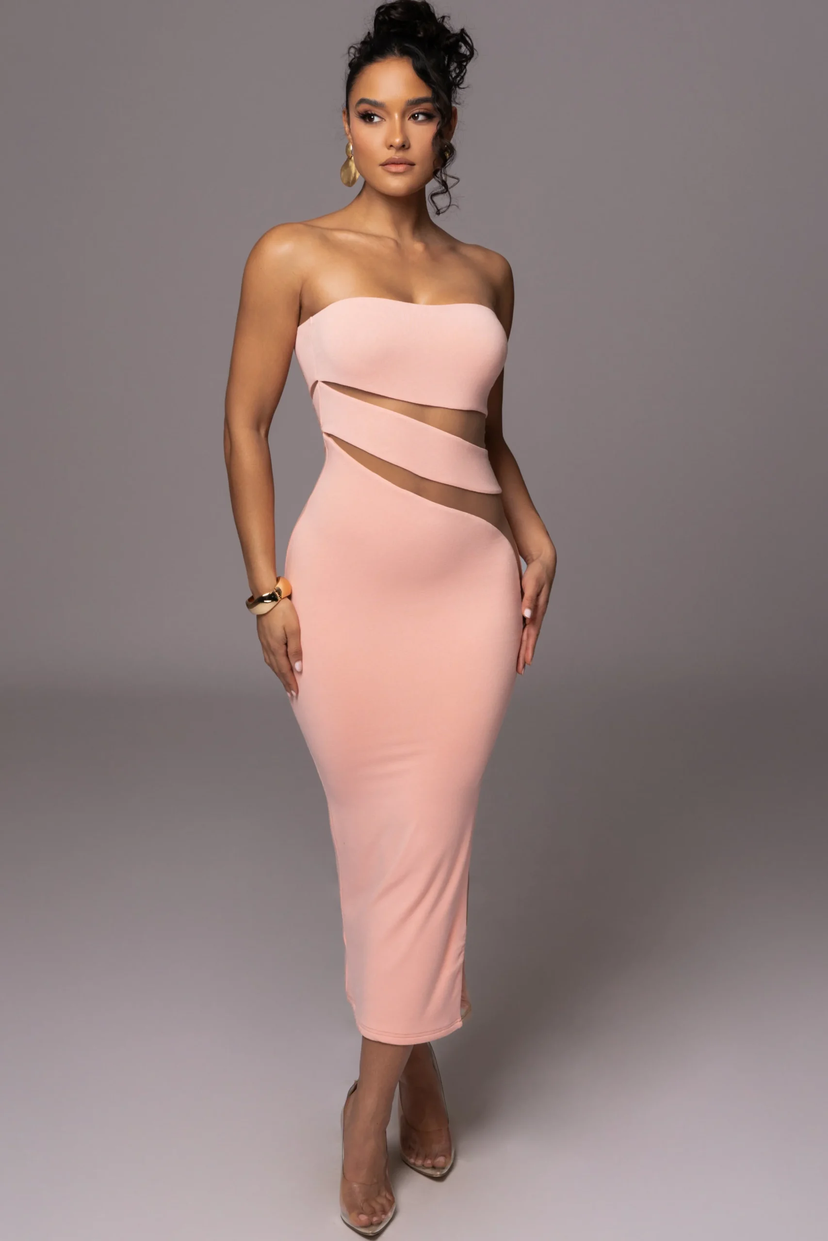 pink_unpredictable_midi_d_3.webp JLUXLABEL Pink Unpredictable Midi Dress