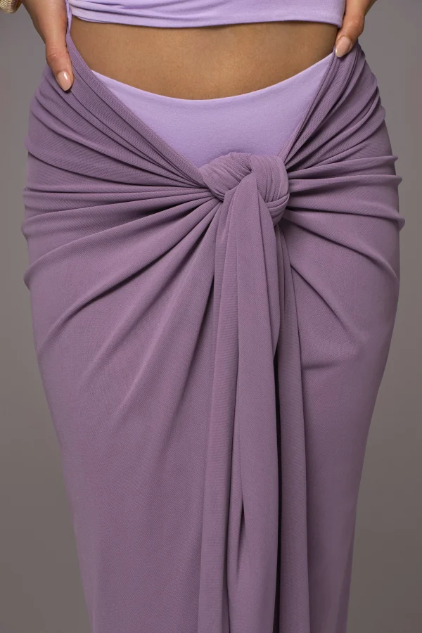 JLUXLABEL Purple Day Dreams Sarong