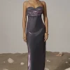 JLUXLABEL Purple Iridescent Visions Of You Dress