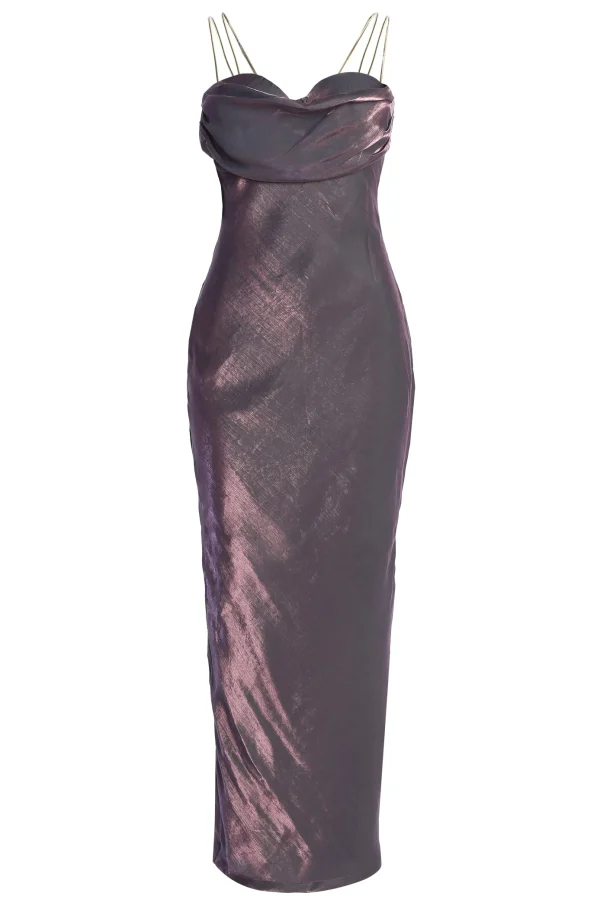 JLUXLABEL Purple Iridescent Visions Of You Dress