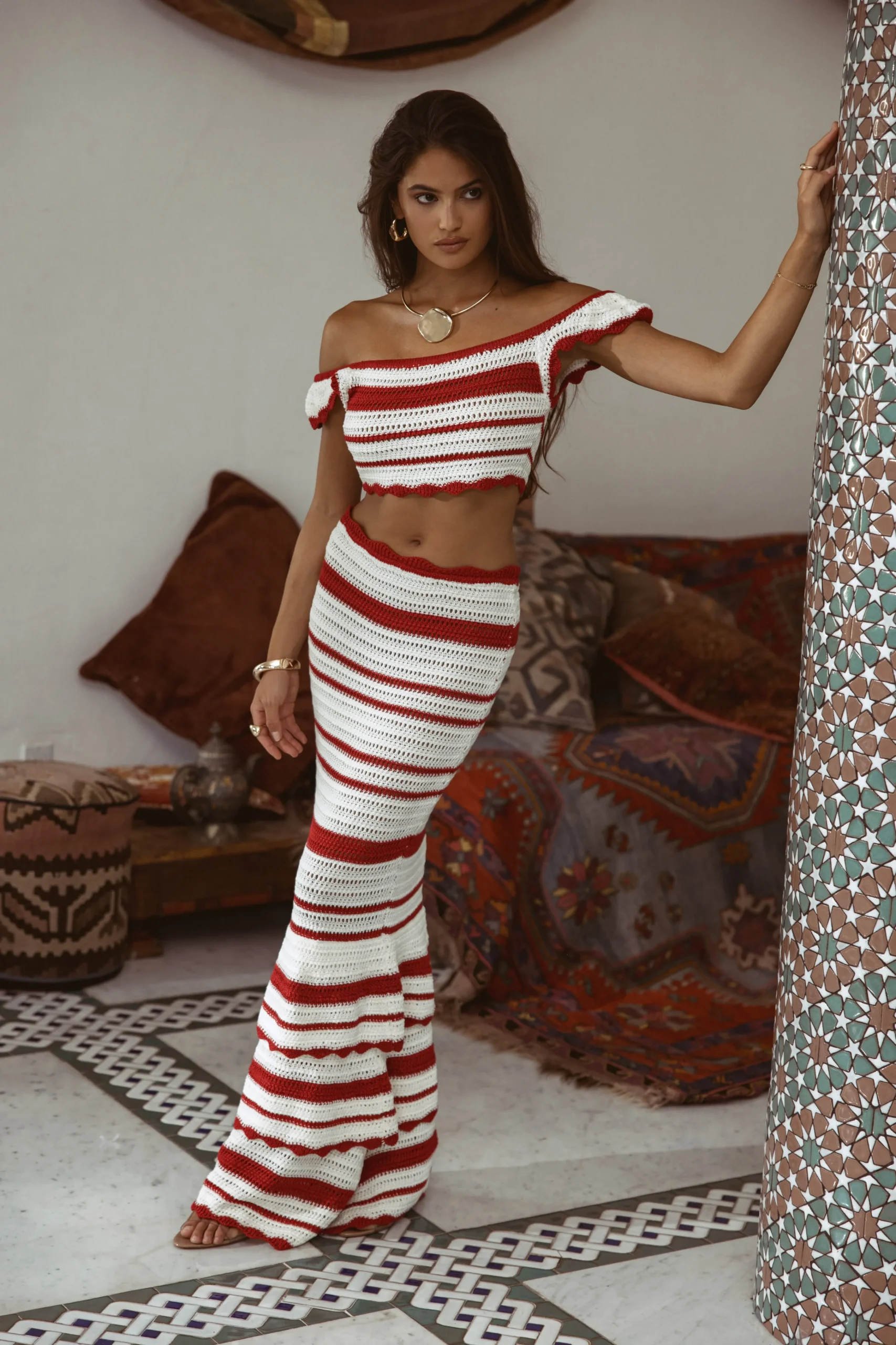 red_corazon_ruffle_skirt__6.webp JLUXLABEL Red Corazon Ruffle Skirt Set