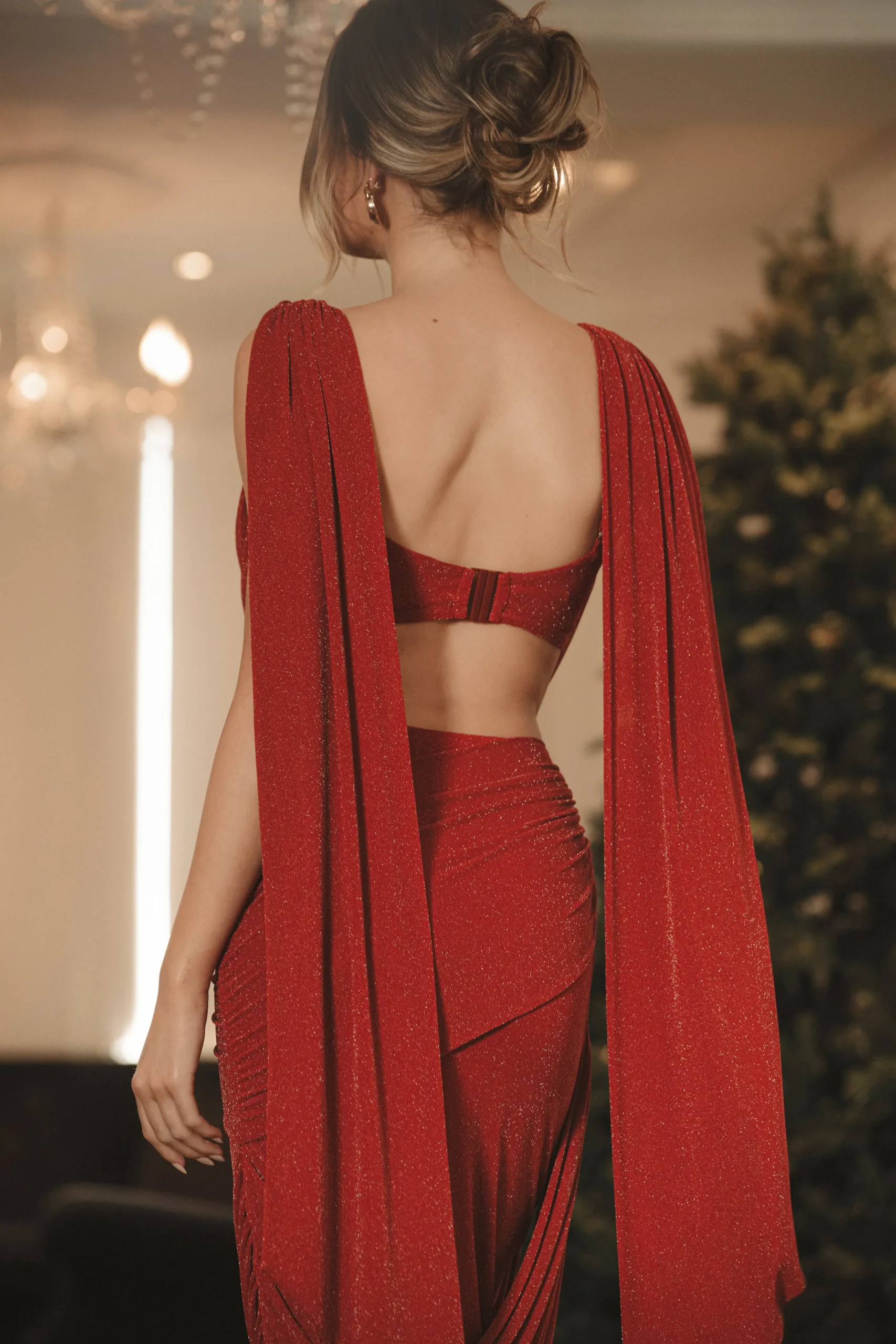 red_divine_drape_skirt_se_1.webp JLUXLABEL Red Divine Drape Skirt Set