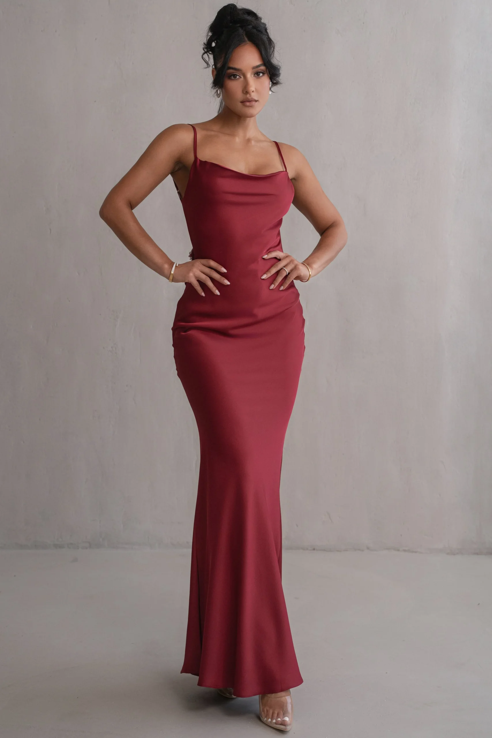 red_down_the_aisle_satin__7.webp JLUXLABEL Red Down The Aisle Satin Gown