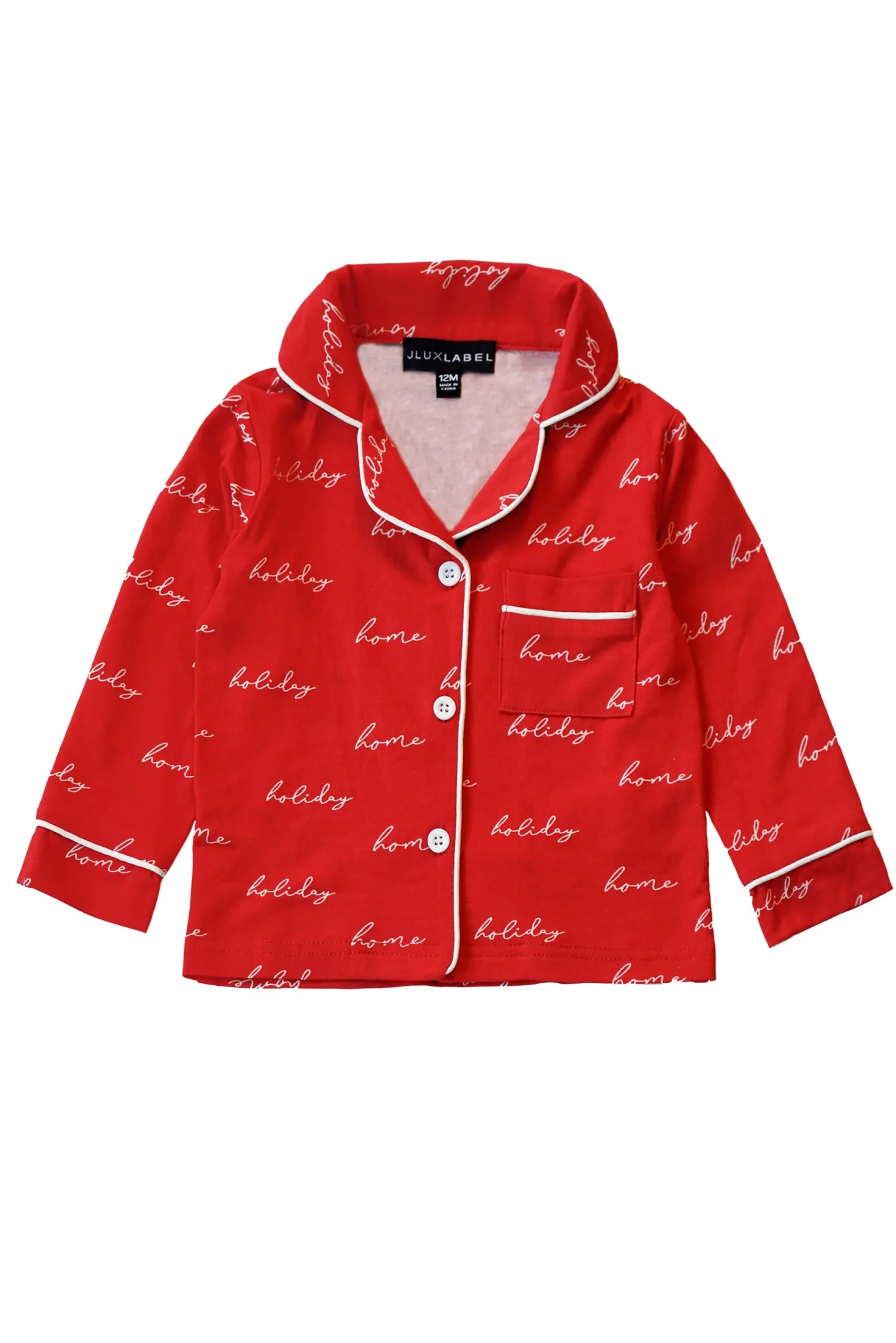 red_home_for_the_holidays_3-1.webp Kids JLUXLABEL Red Home For The Holidays Kids Pajama Set