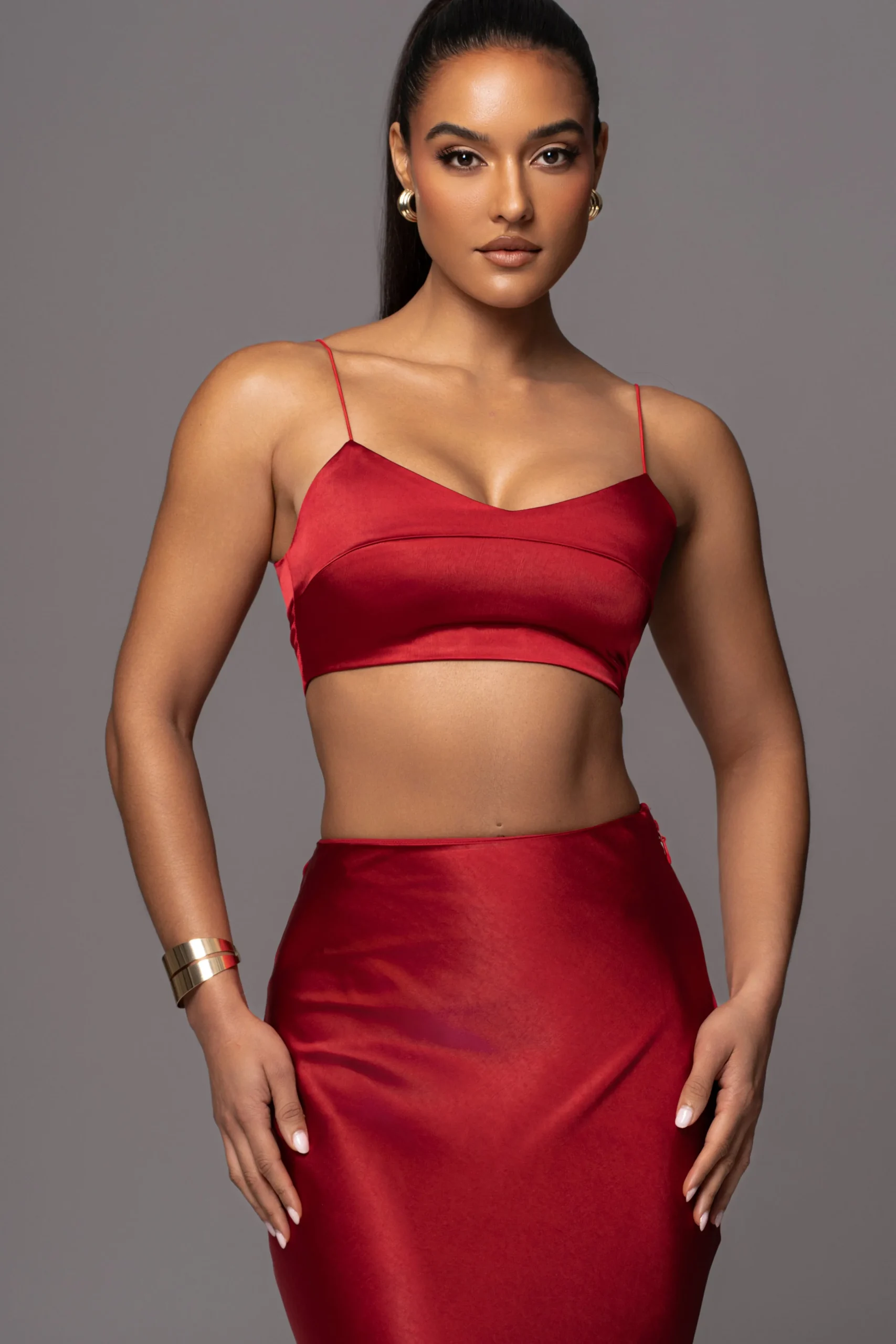 red_isella_piece_skirt_se_3.webp JLUXLABEL Red Isella 2-Piece Skirt Set