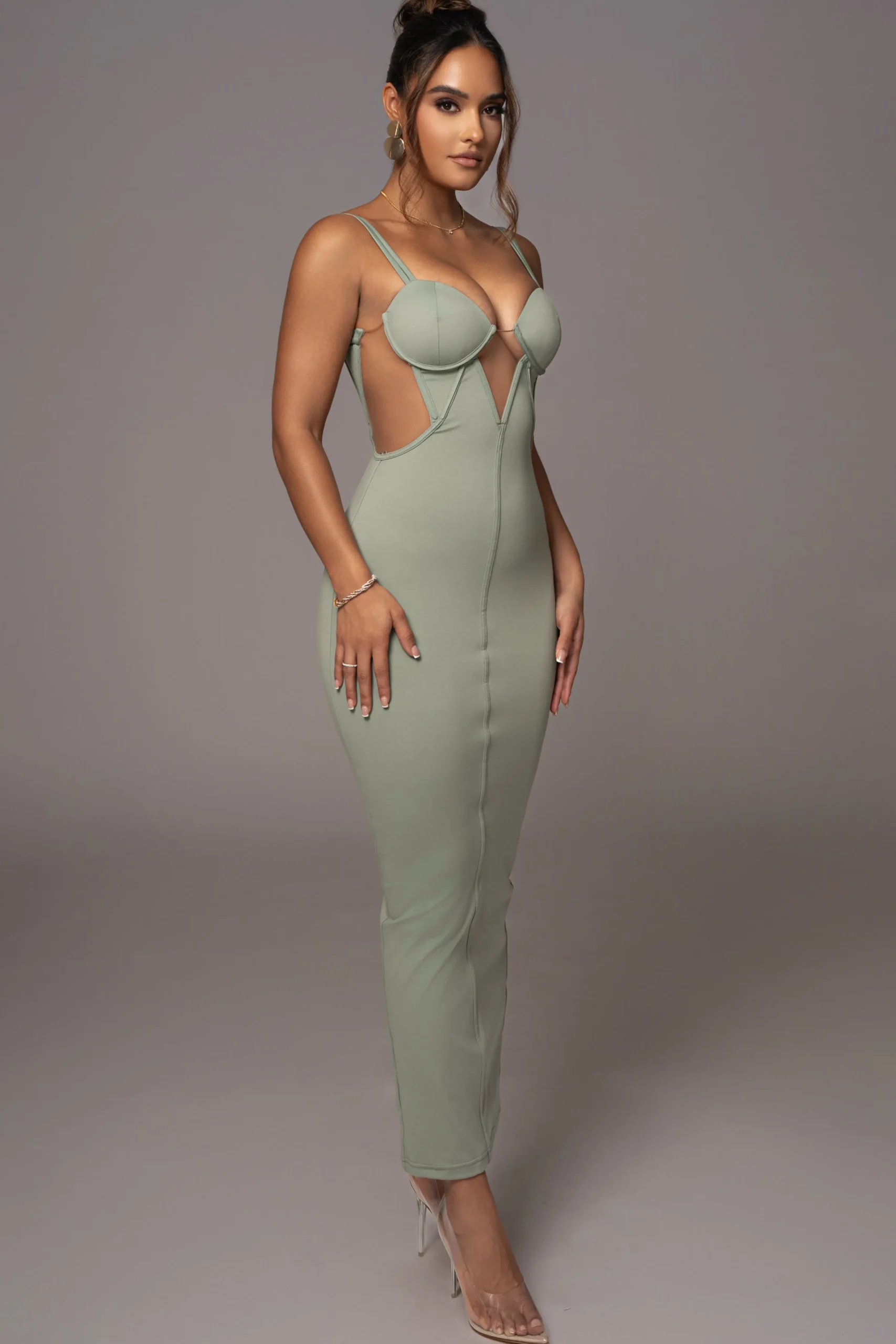 sage_enchantment_bustier__5.webp JLUXLABEL Sage Enchantment Bustier Maxi Dress
