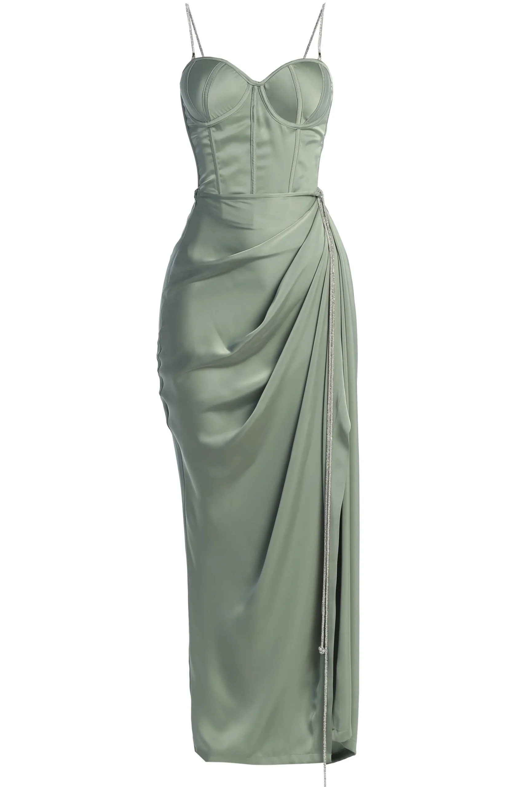 sage_leo_matte_satin_bust_1.webp JLUXLABEL Sage Leo Matte Satin Bustier