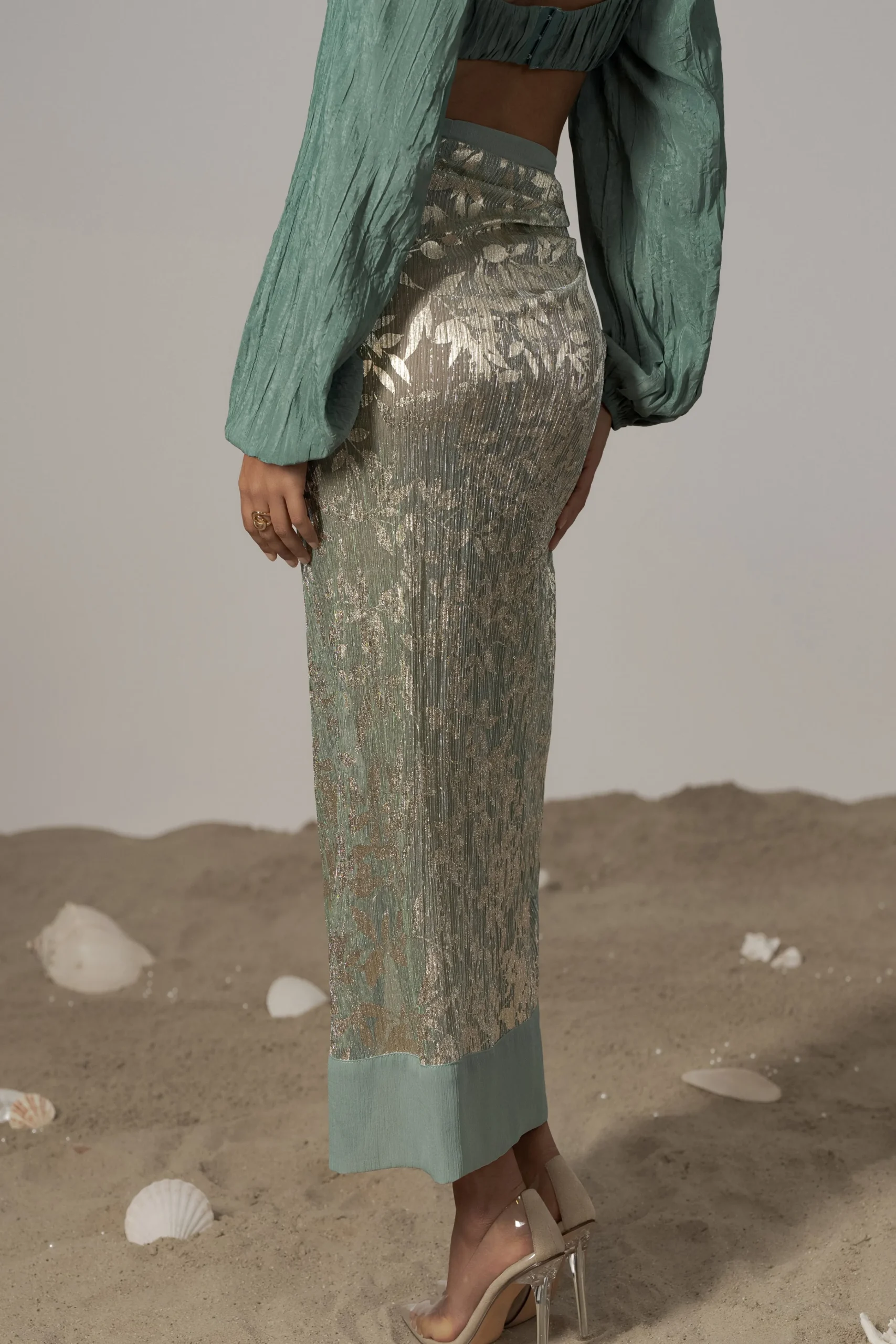 sage_positano_printed_sar_11.webp JLUXLABEL Sage Positano Printed Sarong Skirt