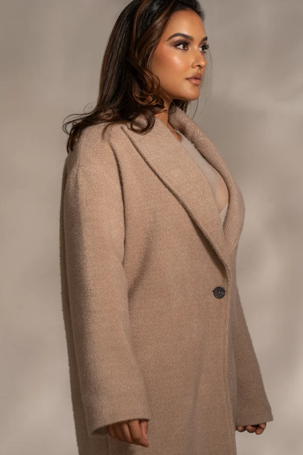 JLUXLABEL Sand Dion Oversized Coat