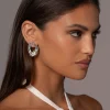 JLUXLABEL Silver Rava Earrings