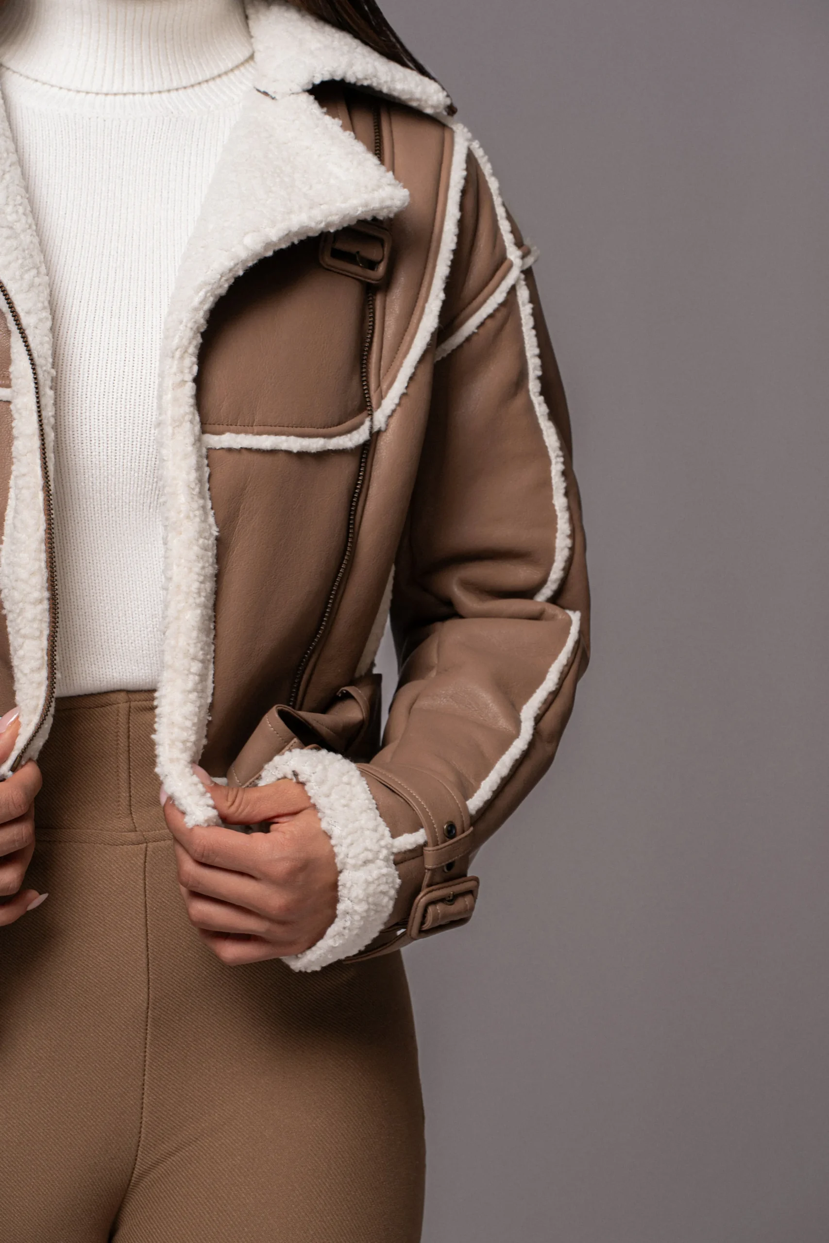 tan_faux_leather_sherpa_j_17.webp JLUXLABEL Tan Faux Leather Sherpa Jacket