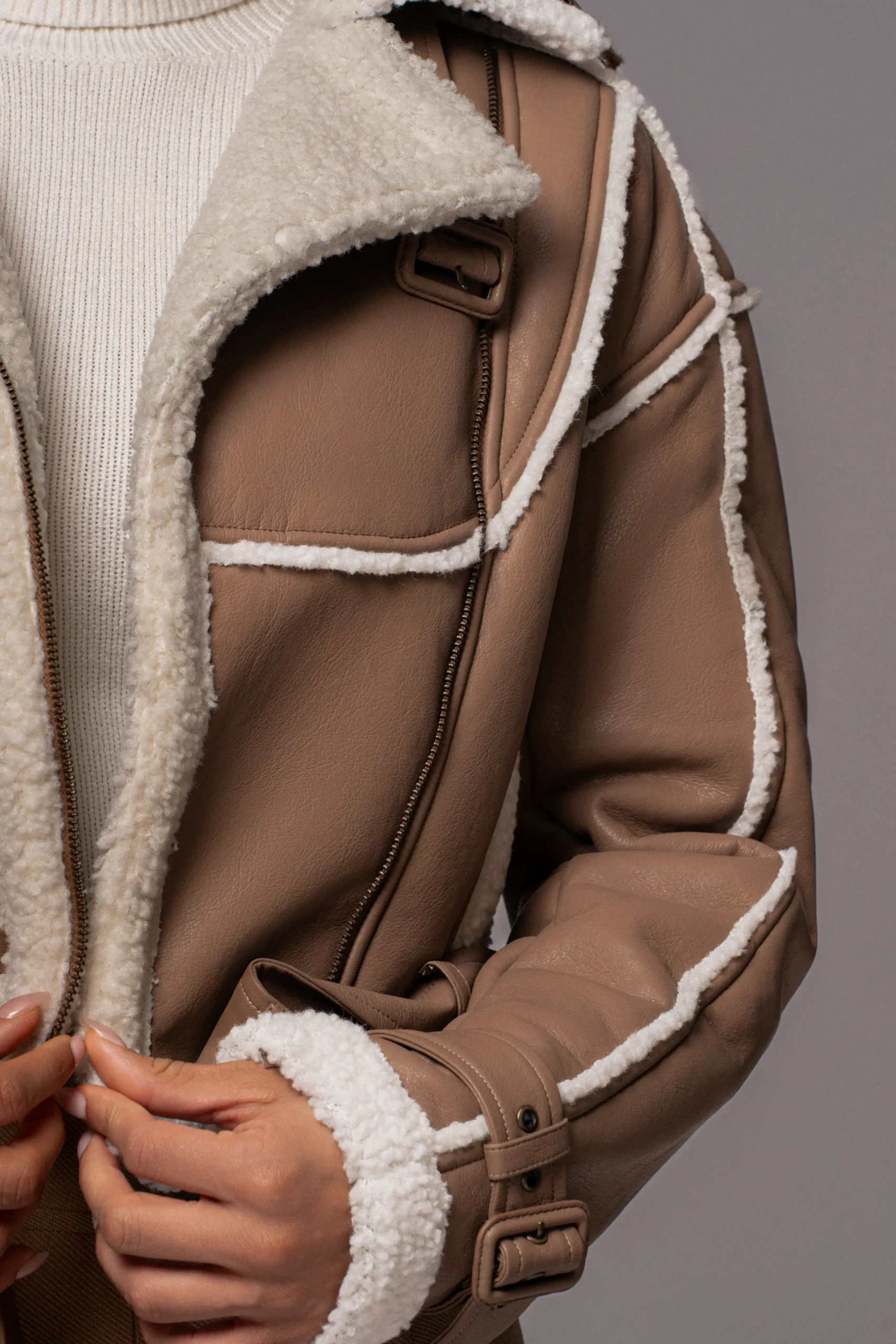 tan_faux_leather_sherpa_j_18.webp JLUXLABEL Tan Faux Leather Sherpa Jacket