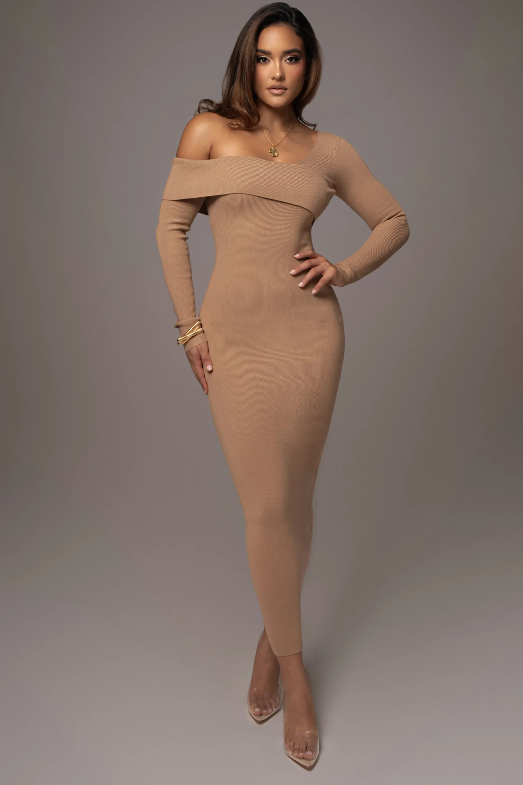 tan_harper_knit_maxi_dres_0.webp JLUXLABEL Tan Harper Knit Maxi Dress