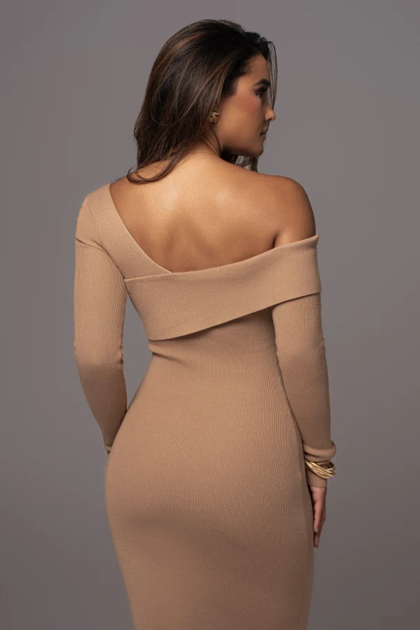 JLUXLABEL Tan Harper Knit Maxi Dress