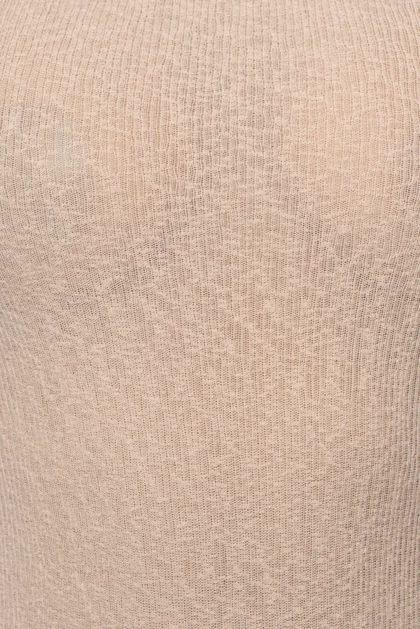 JLUXLABEL Tan Kimber High Neck Bodysuit