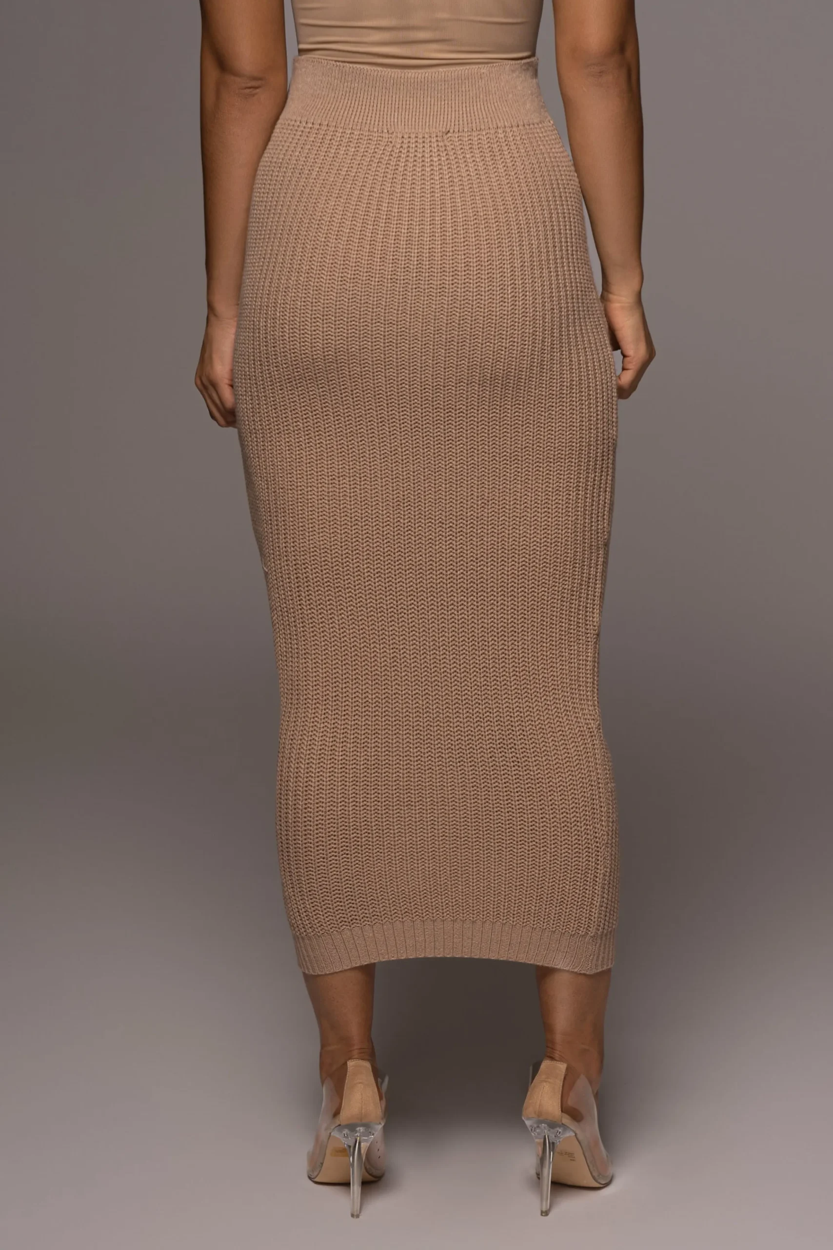 tan_missy_cable_sweater_m_10.webp JLUXLABEL Tan Missy Cable Sweater Midi Skirt