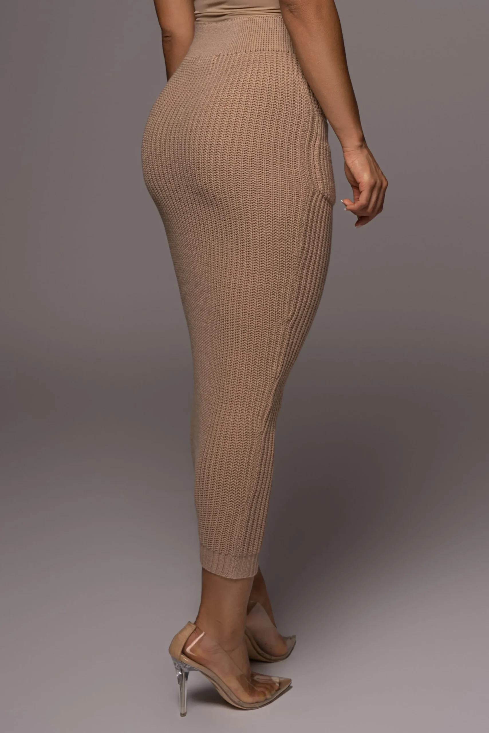 tan_missy_cable_sweater_m_9.webp JLUXLABEL Tan Missy Cable Sweater Midi Skirt