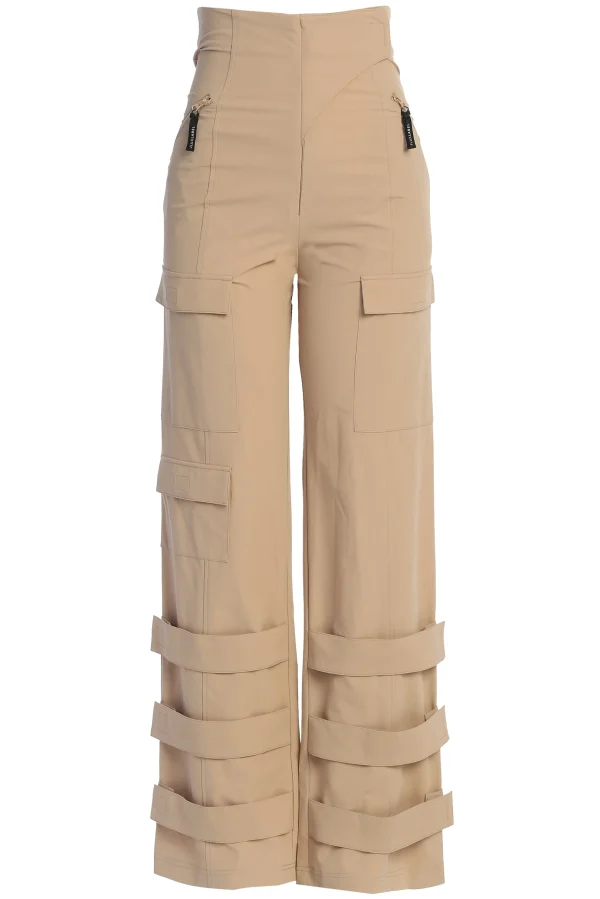 JLUXLABEL Tan Nyah Nylon Utility Pants