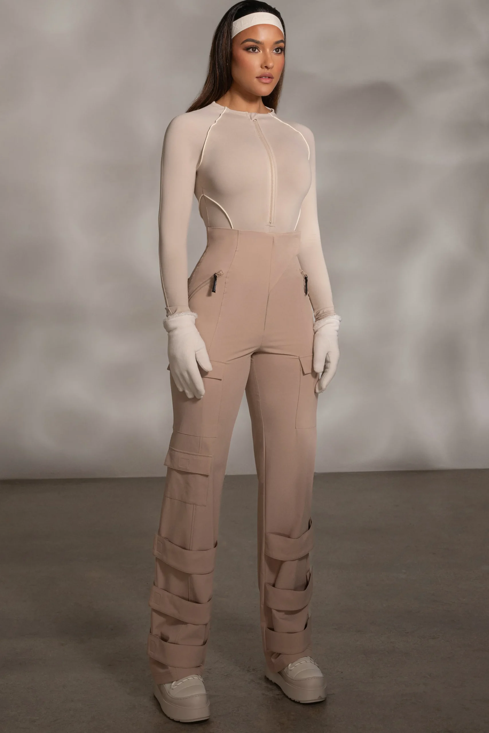 tan_nyah_nylon_utility_pa_6.webp JLUXLABEL Tan Nyah Nylon Utility Pants