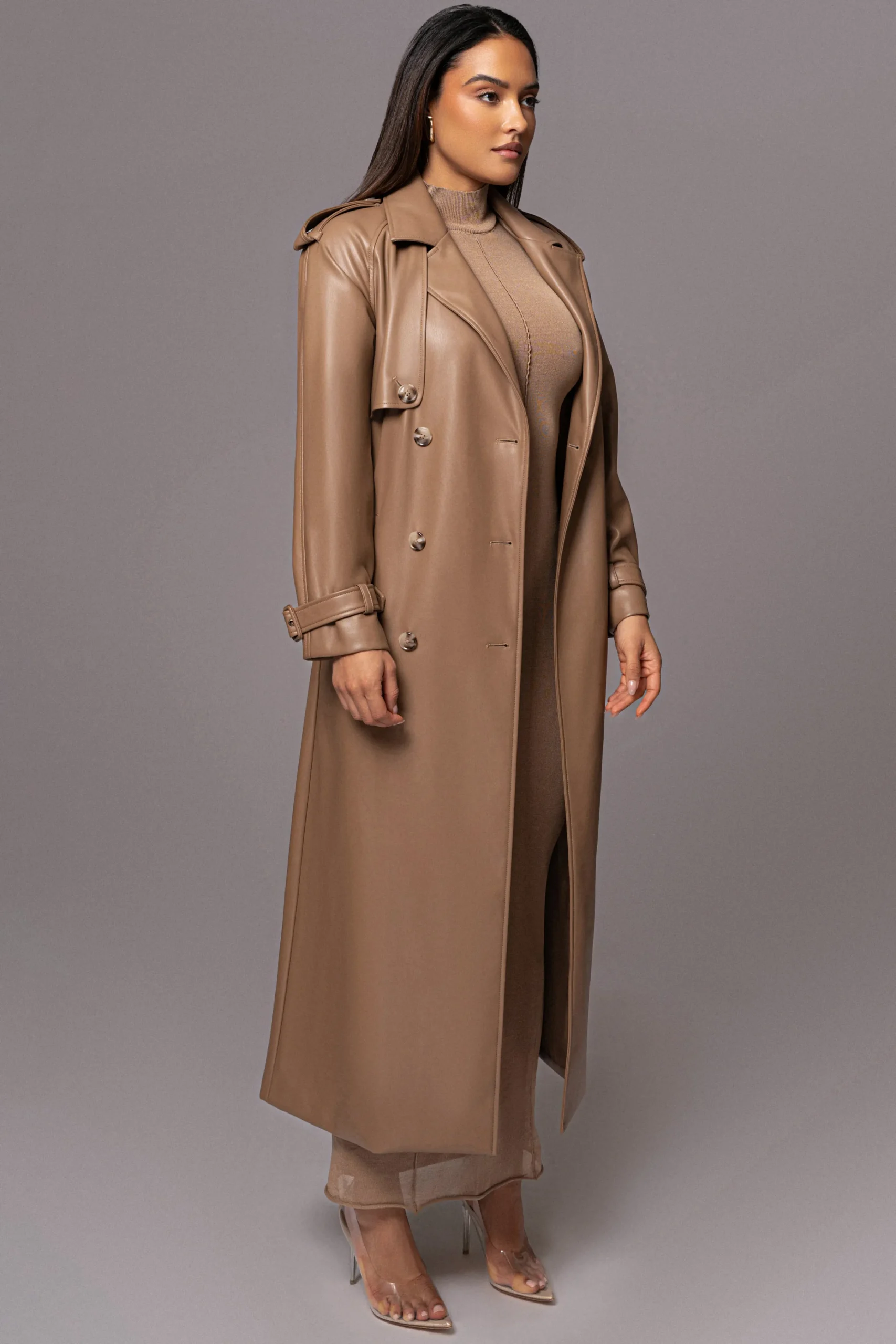 tan_odin_faux_leather_coa_9.webp JLUXLABEL Tan Odin Faux Leather Coat