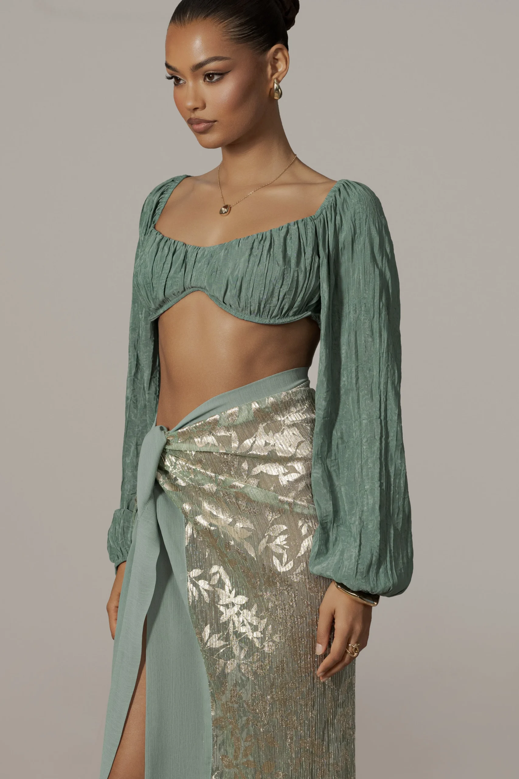 teal_carey_long_sleeve_to_5.webp JLUXLABEL Teal Carey Long Sleeve Top