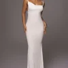 JLUXLABEL White Adventure Awaits Linen Maxi Dress
