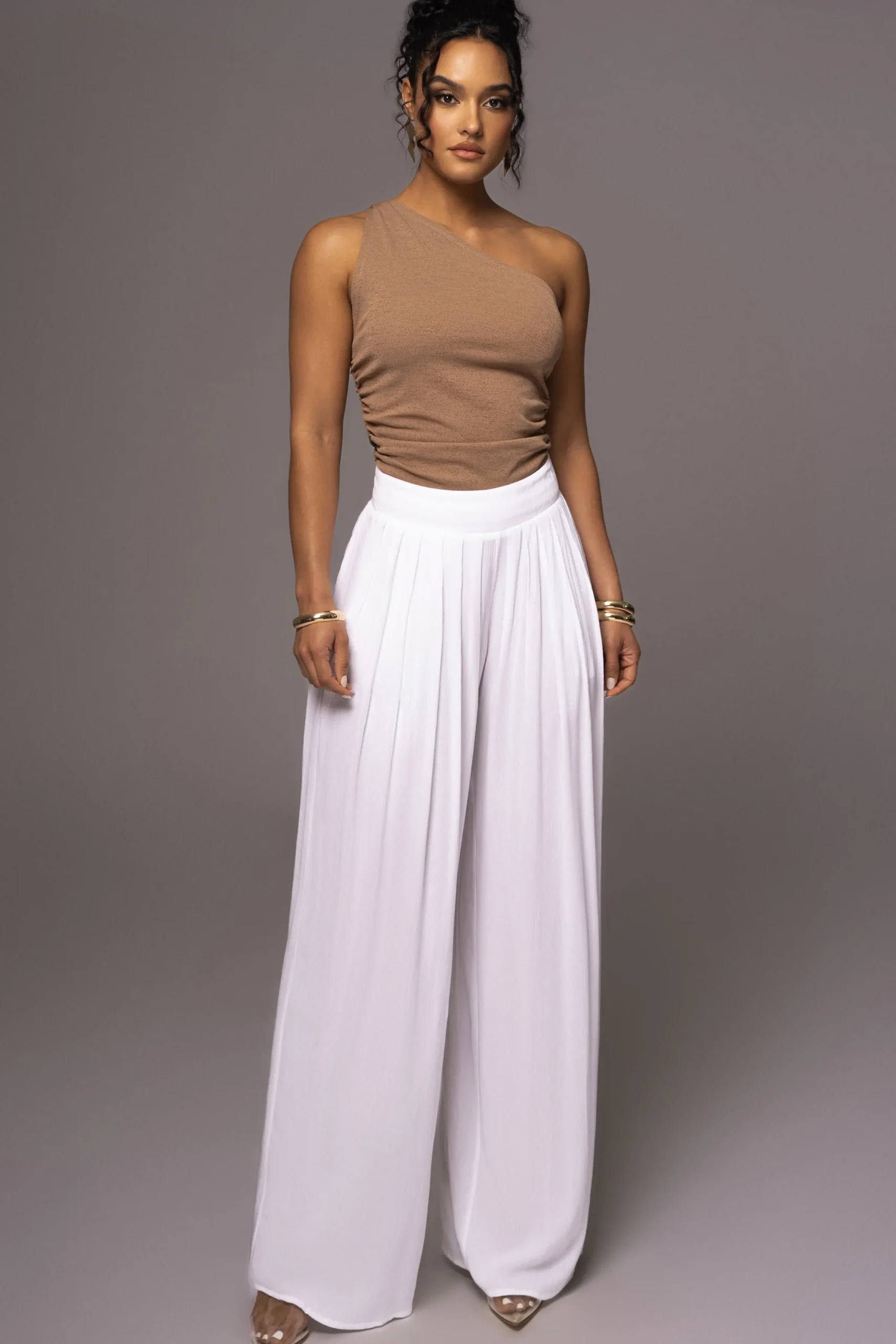 white_after_sunset_pleate_1.webp JLUXLABEL White After Sunset Pleated Pants