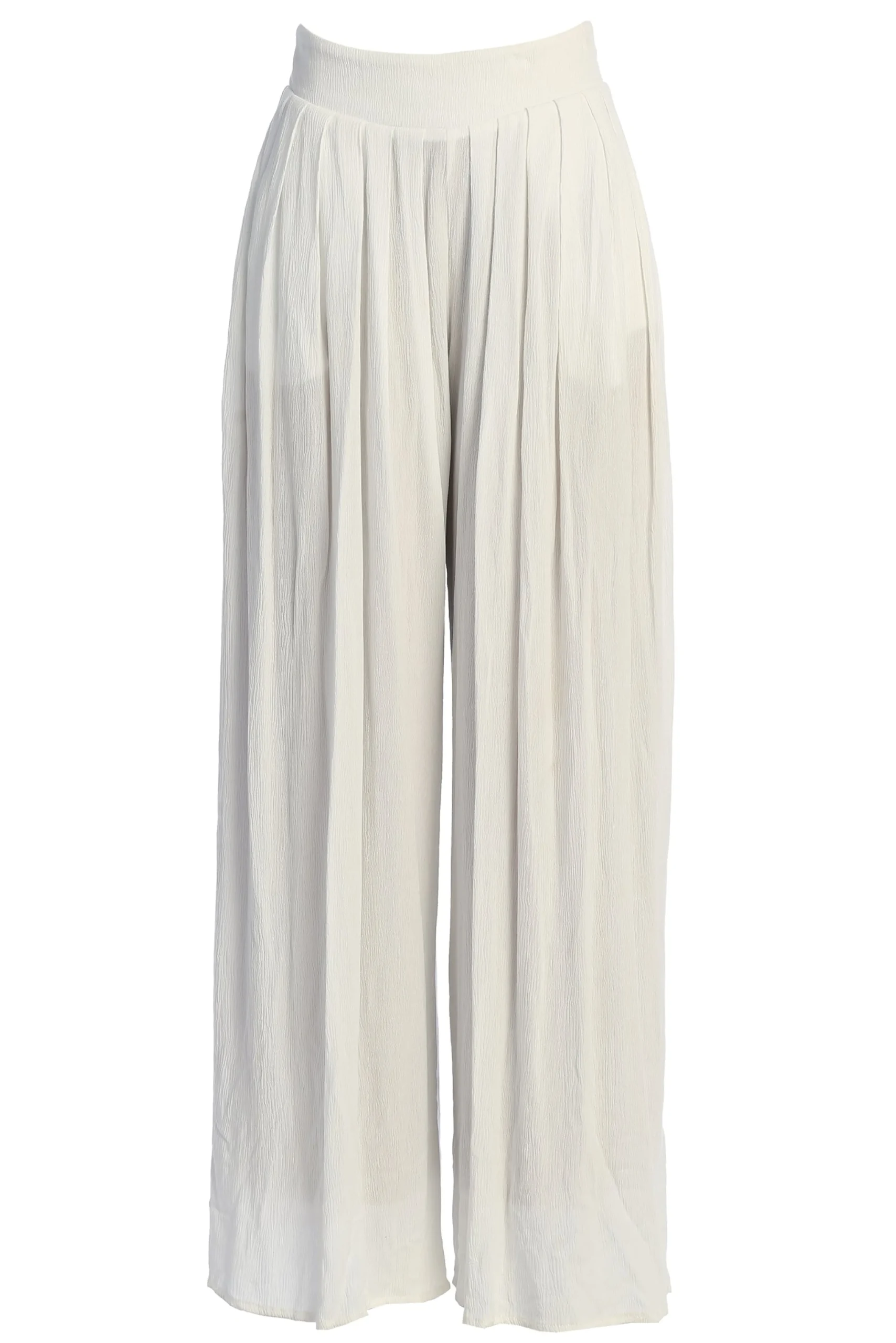 white_after_sunset_pleate_2.webp JLUXLABEL White After Sunset Pleated Pants