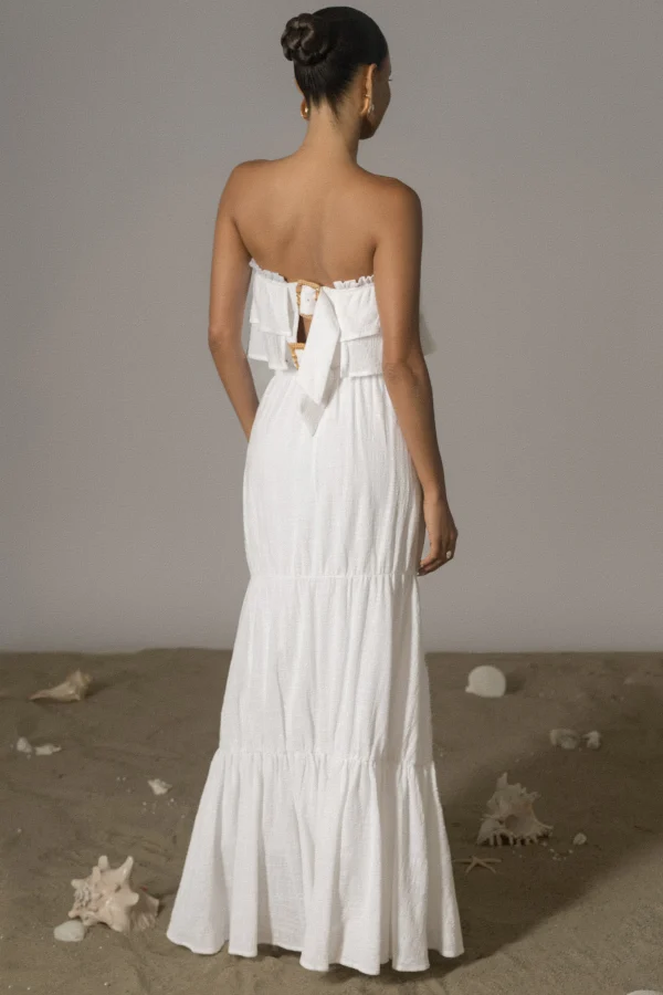 JLUXLABEL White By The Sea Skirt Set