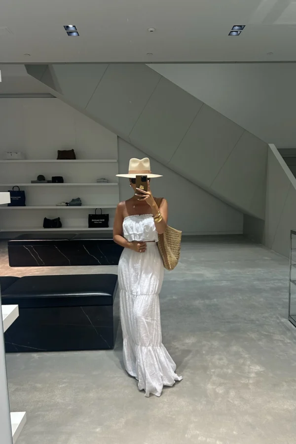 JLUXLABEL White By The Sea Skirt Set