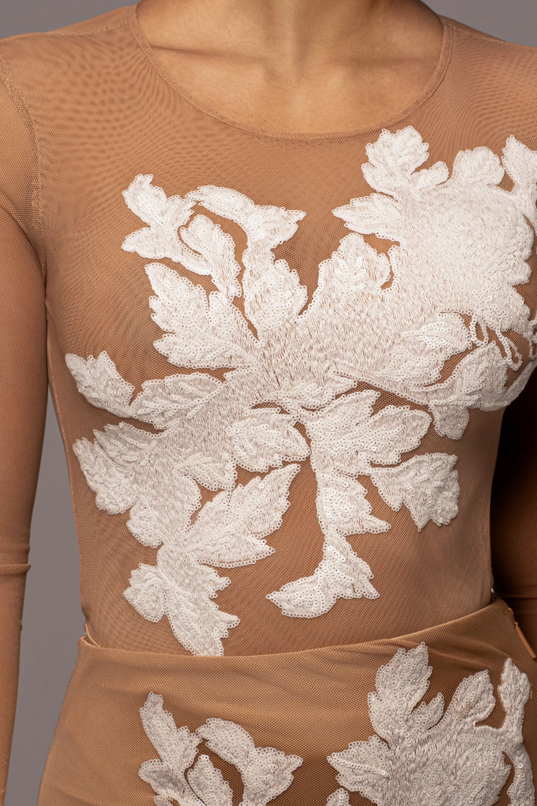 white_charmed_embroidered_13.webp JLUXLABEL White Charmed Embroidered Mesh Bodysuit