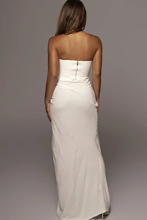 JLUXLABEL White Fenix Reversible Linen Corset