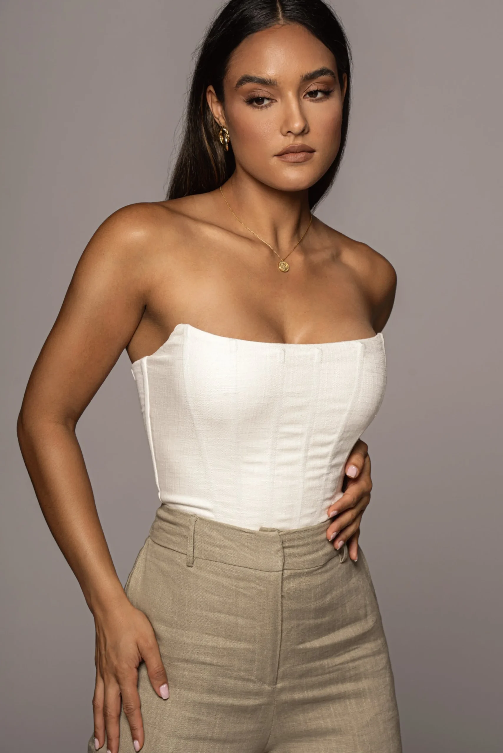 white_fenix_reversible_li_9.webp JLUXLABEL White Fenix Reversible Linen Corset