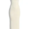 JLUXLABEL White Francesca Contrast Maxi Dress
