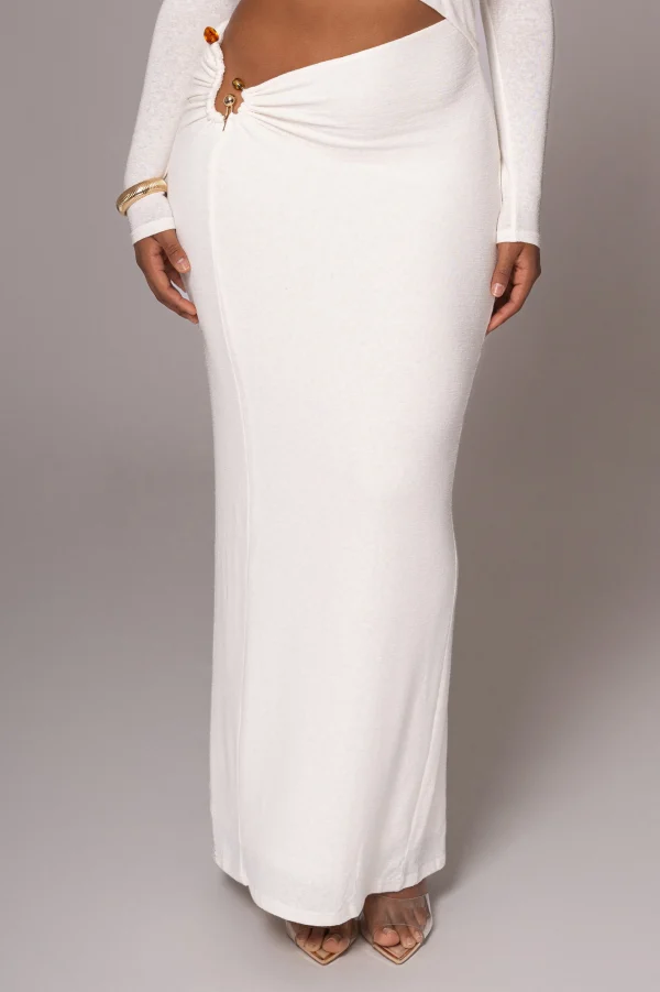 JLUXLABEL White Summer Romance Cutout Dress