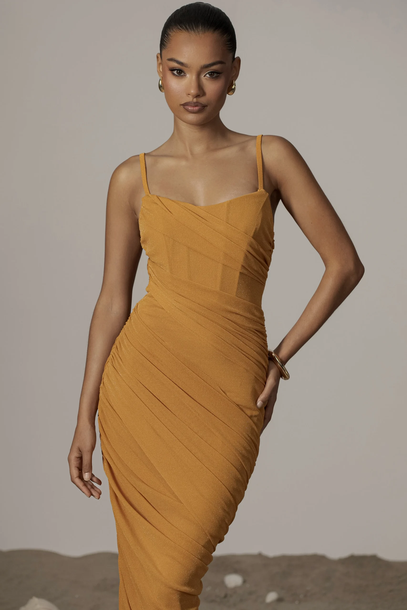 yellow_catalina_lurex_kni_3.webp JLUXLABEL Yellow Catalina Lurex Knit Maxi Dress