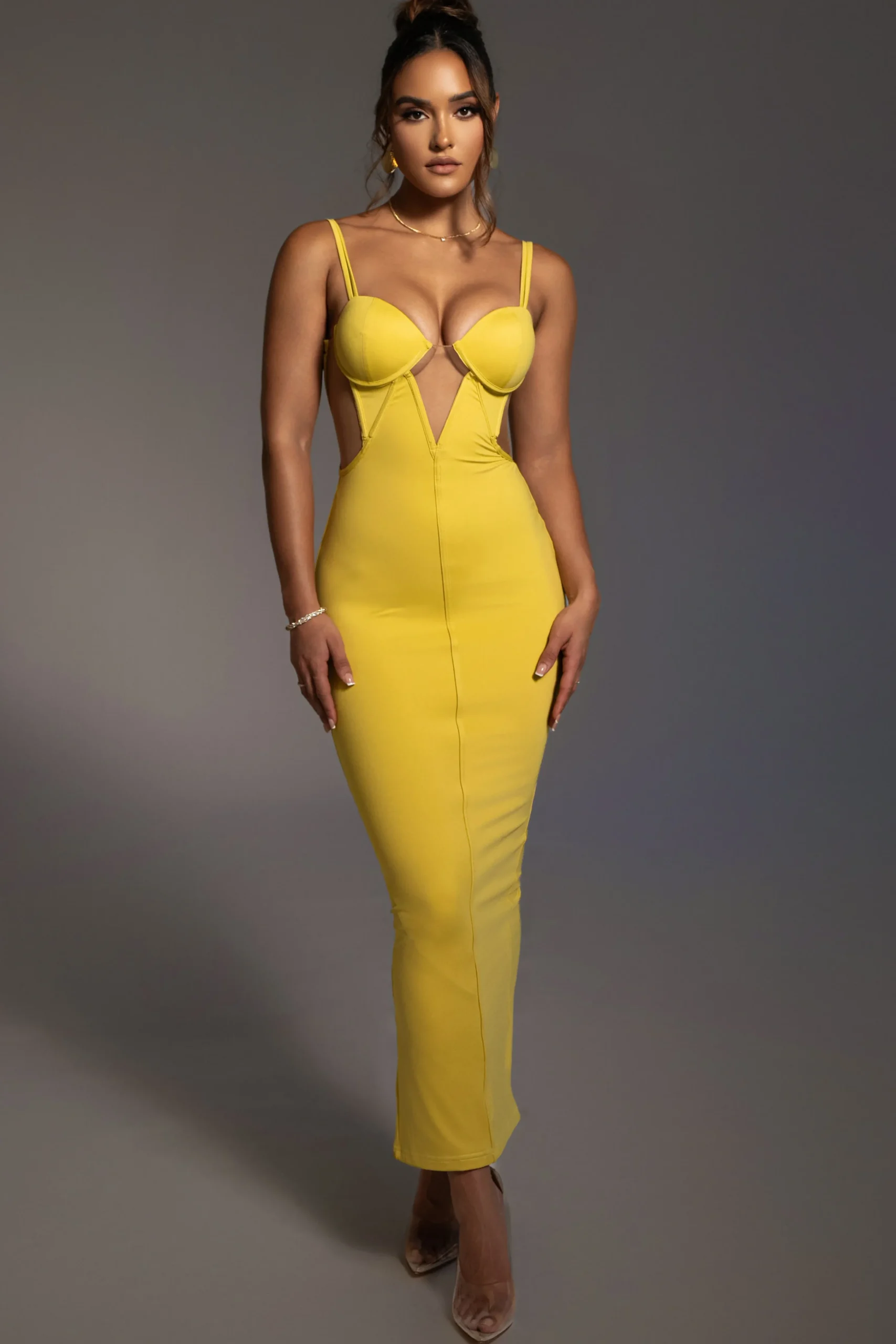 yellow_enchantment_bustie_0.webp JLUXLABEL Yellow Enchantment Bustier Maxi Dress