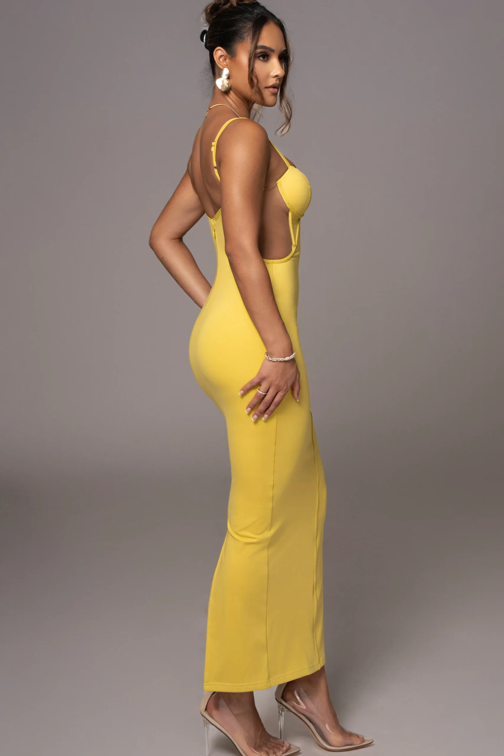 yellow_enchantment_bustie_7.webp JLUXLABEL Yellow Enchantment Bustier Maxi Dress