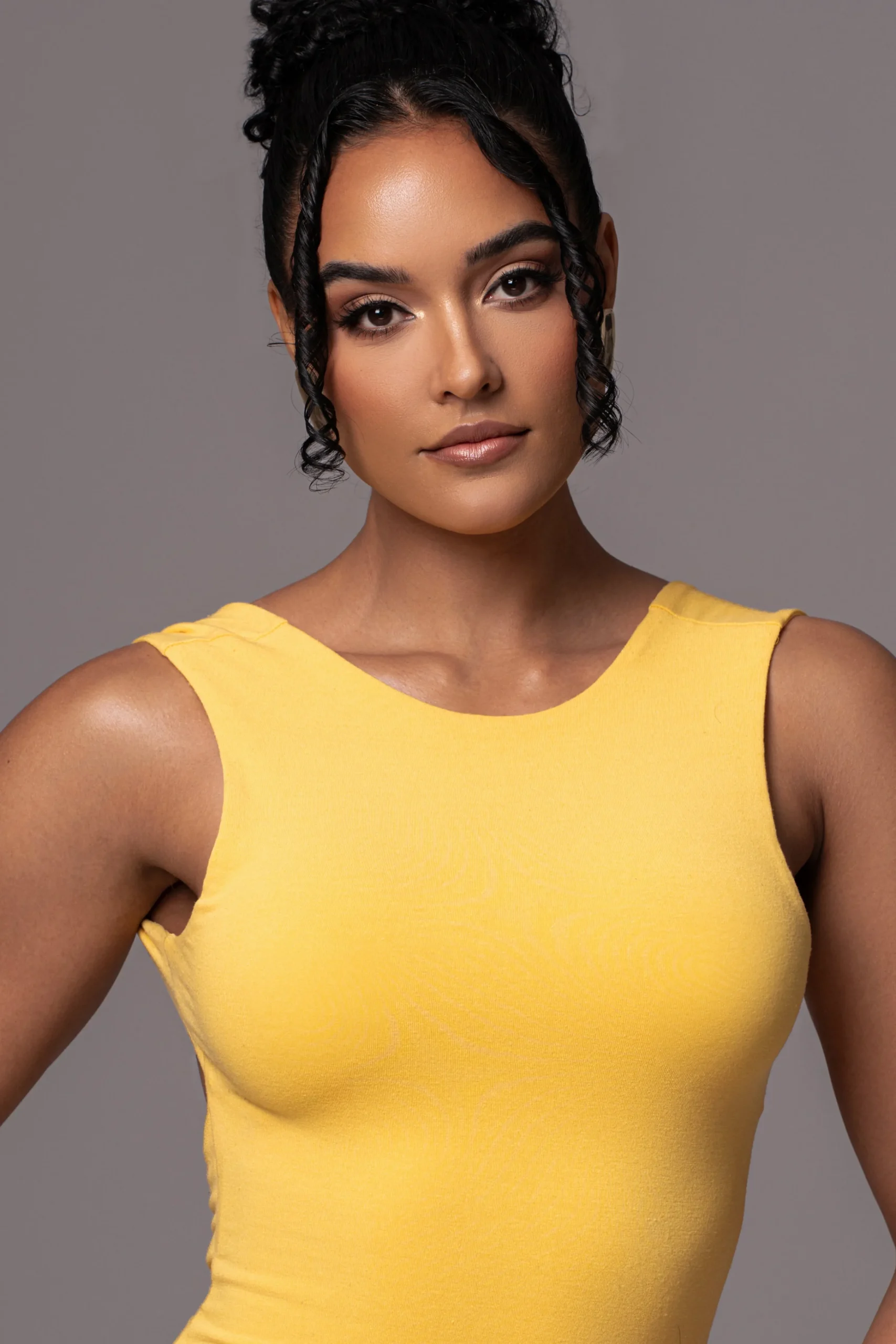 yellow_jluxbasix_front_an_4.webp JLUXLABEL Yellow JLUXBASIX FRONT AND CENTER MAXI DRESS