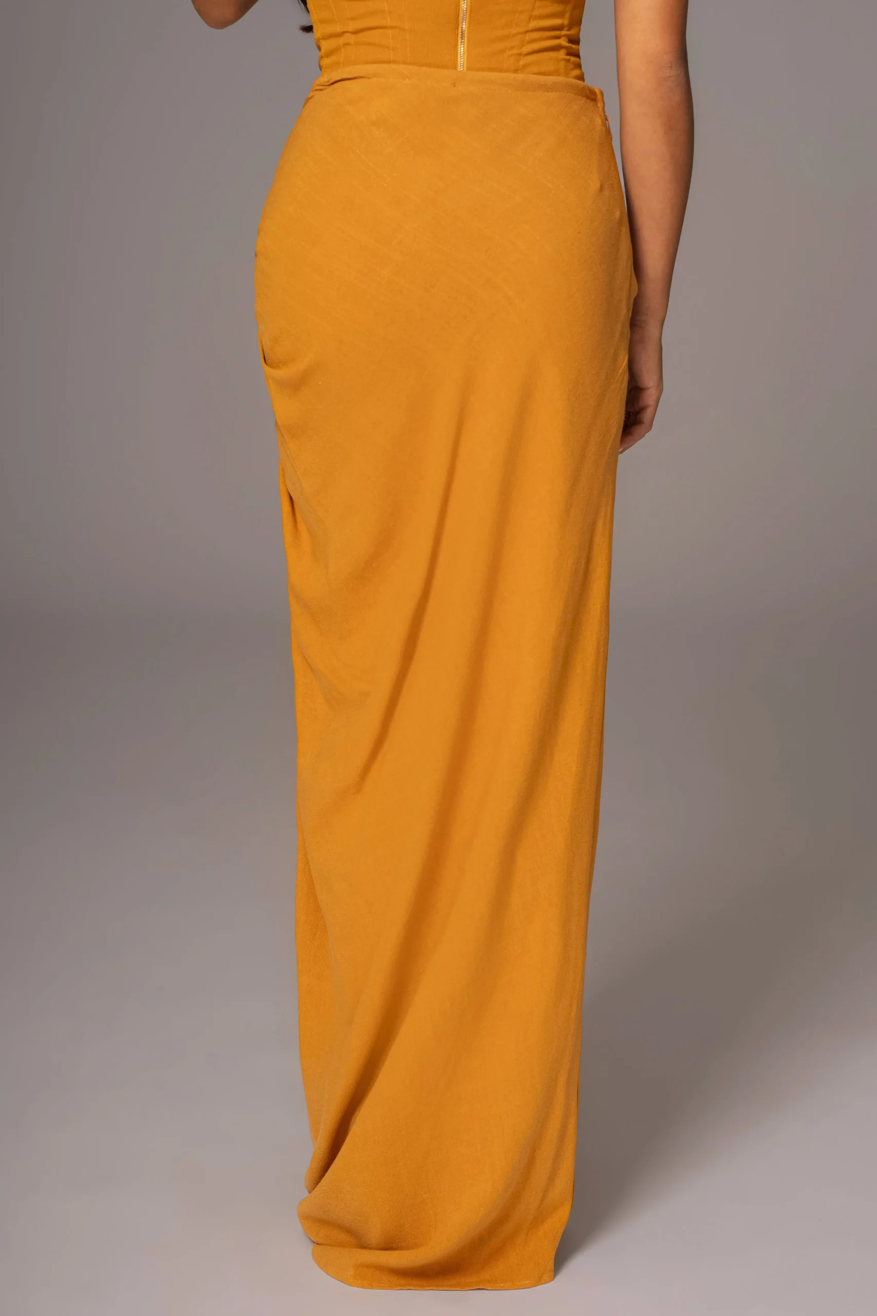yellow_noelia_linen_slit__8.webp JLUXLABEL Yellow Noelia Linen Slit Skirt