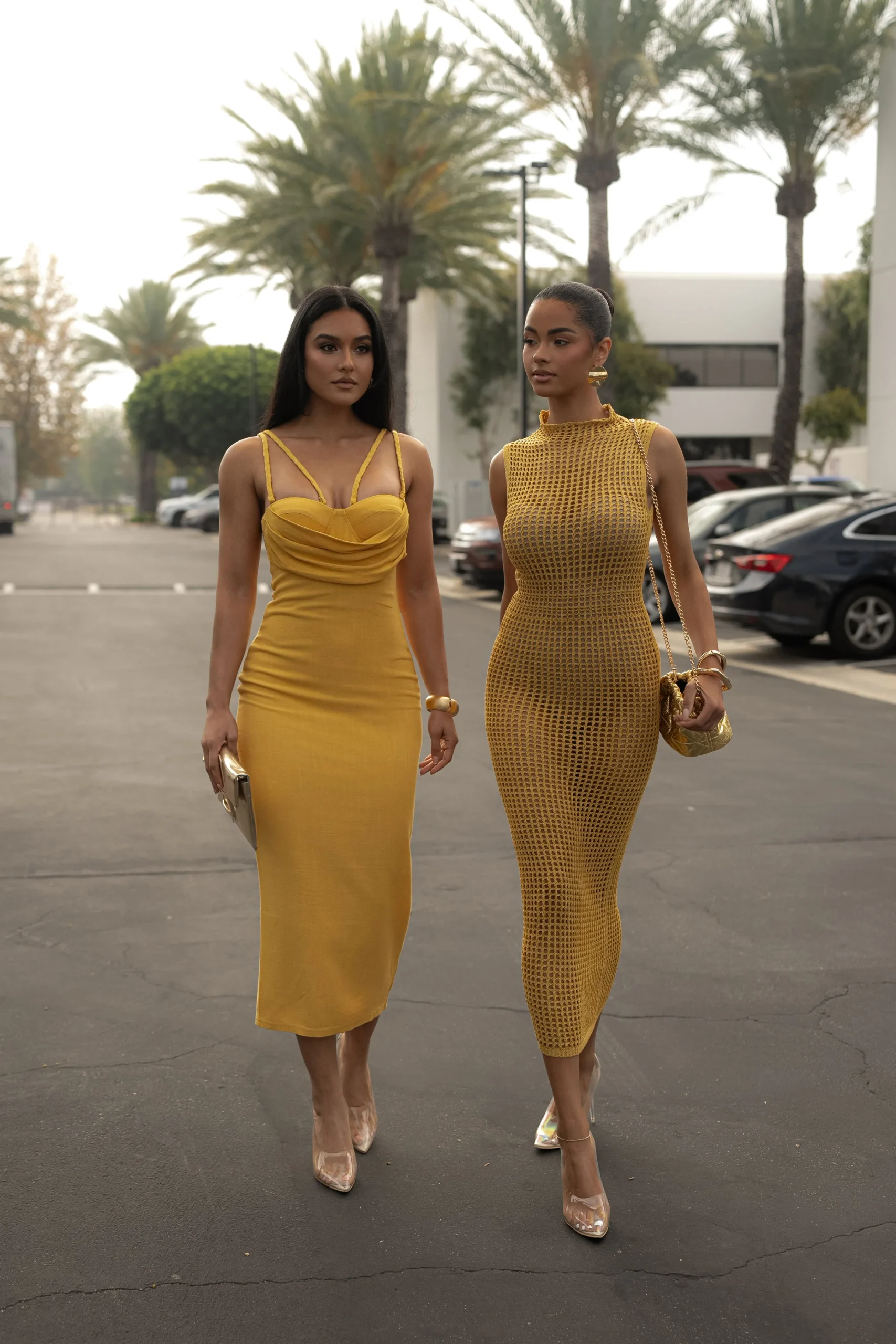 yellow_pacific_tides_croc_2.webp JLUXLABEL Yellow Pacific Tides Crochet Maxi Dress