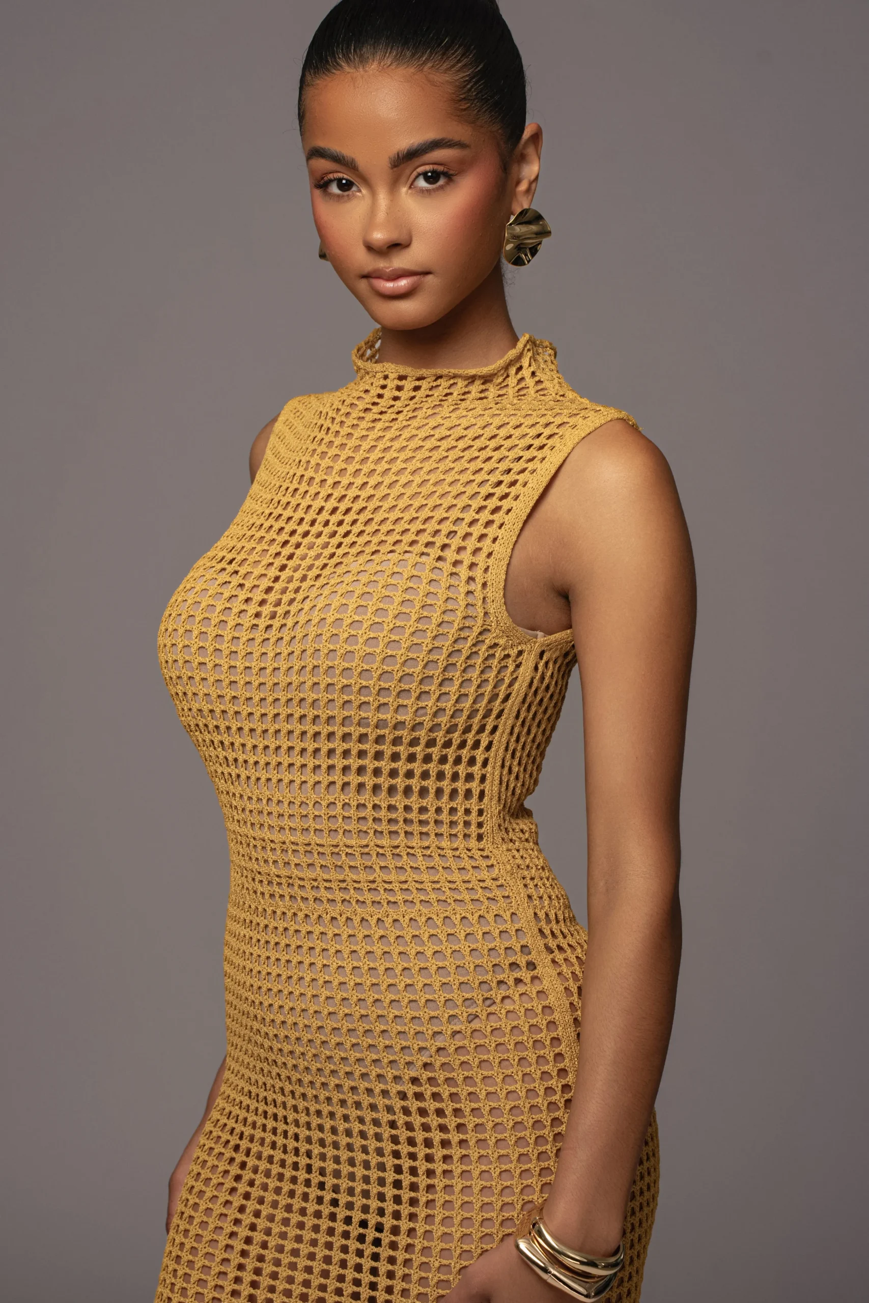 yellow_pacific_tides_croc_6.webp JLUXLABEL Yellow Pacific Tides Crochet Maxi Dress
