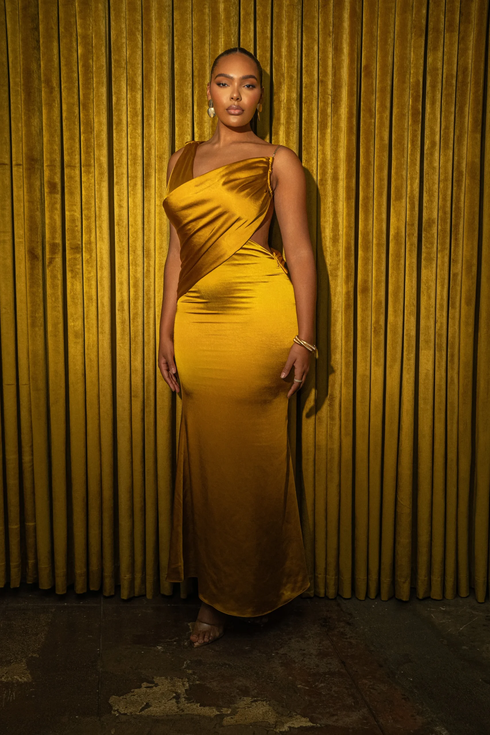 yellow_satin_belle_maxi_d_7.webp JLUXLABEL Yellow Satin Belle Maxi Dress