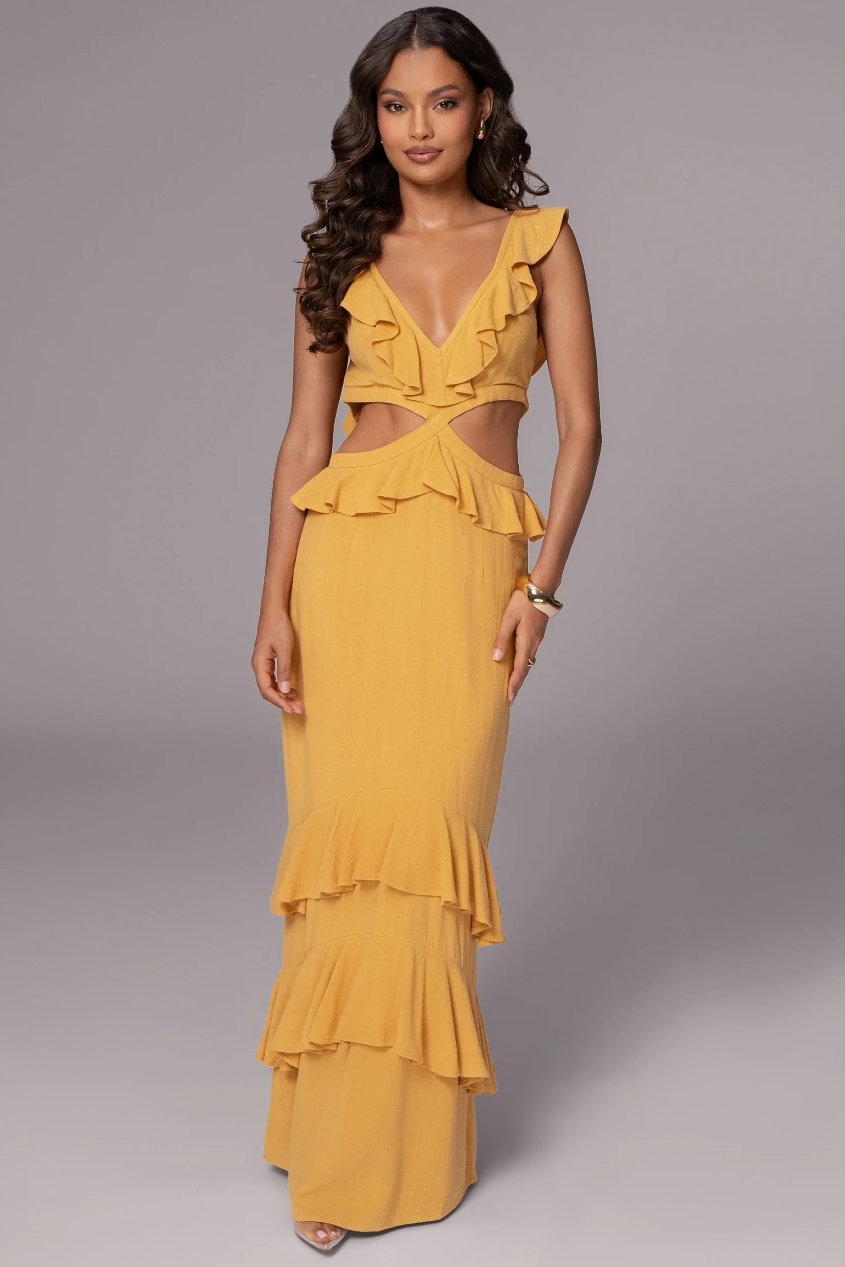 yellow_sunshine_ruffle_li_3.webp JLUXLABEL Yellow Sunshine Ruffle Linen Dress