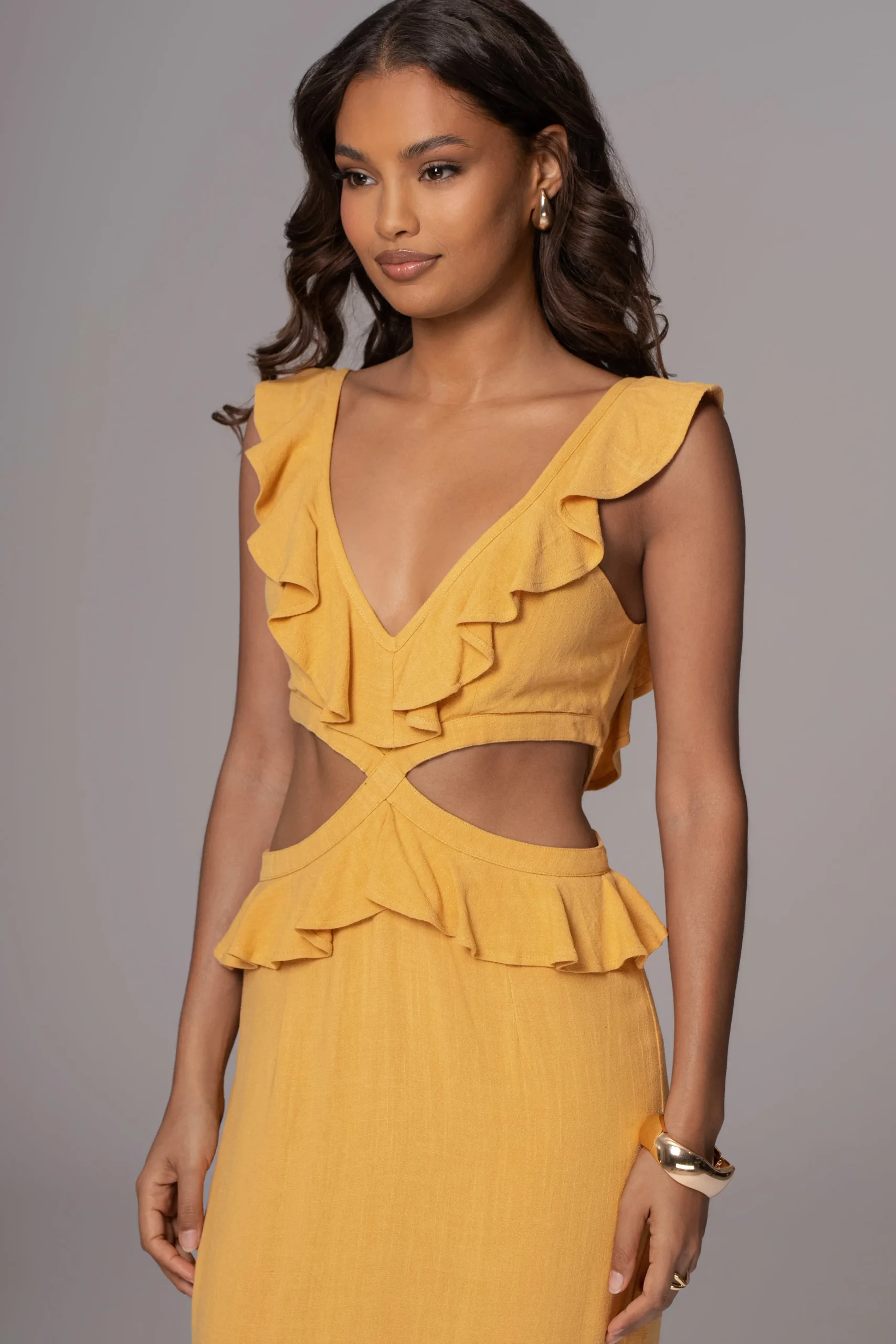 yellow_sunshine_ruffle_li_4.webp JLUXLABEL Yellow Sunshine Ruffle Linen Dress